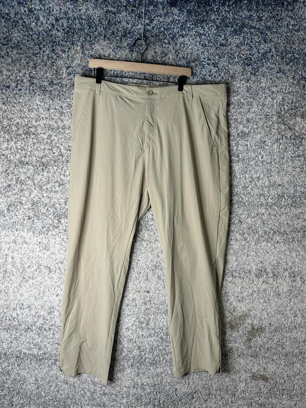 Oakley Pants Mens 40x29 Beige Regular Fit Chino Straight Leg Lightweight Golf